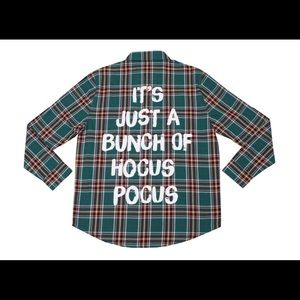 Hocus pocus flannel shirt